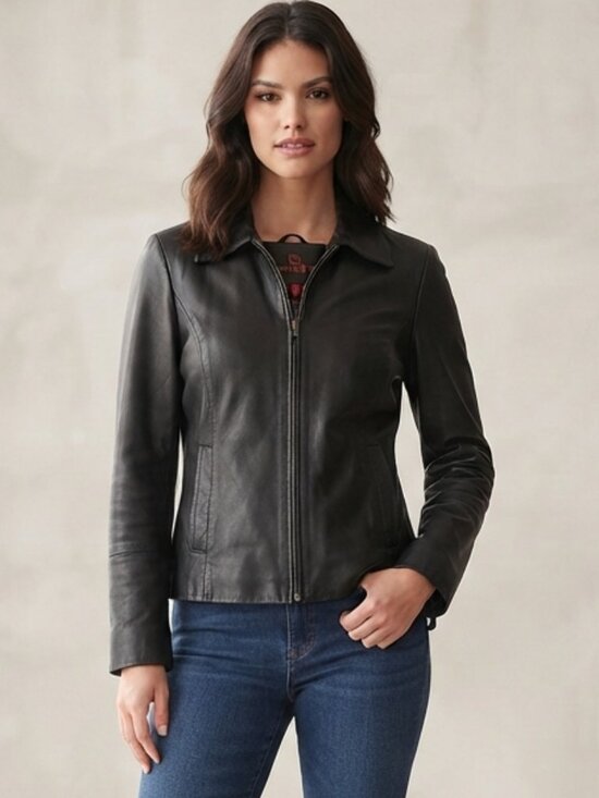 Danier Jackets & Blazers - Danier Black Leather Jacket XS